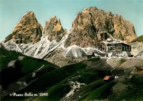 AK / Ansichtskarte Passo Sella Rifugio Maria Flora  Kat. Italien