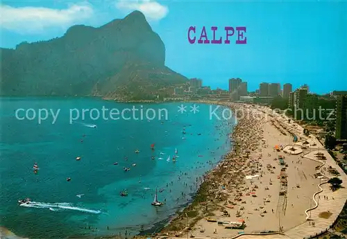 AK / Ansichtskarte Calpe Playa Levante Penon Ifach Kat. Alicante