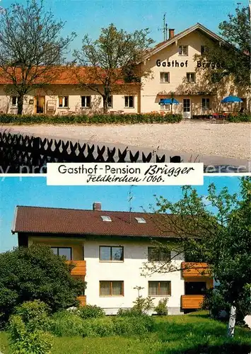 AK / Ansichtskarte Feldkirchen Oberbayern Gasthof Pension Brugger Kat. Egling