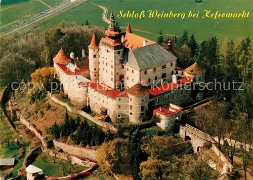 AK / Ansichtskarte Kefermarkt Schloss Weinberg Fliegeraufnahme Kat. Kefermarkt