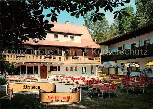 AK / Ansichtskarte Pullenreuth Gaststaette Pension Kellermuehle Terrasse Kat. Pullenreuth