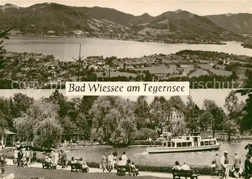 AK / Ansichtskarte Bad Wiessee Tegernsee Panorama Promenade Kat. Bad Wiessee
