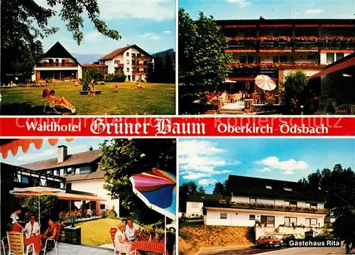 AK / Ansichtskarte oedsbach Waldhotel Gruener Baum Gaestehaus Rita Kat. Oberkirch