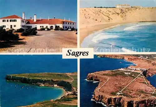 AK / Ansichtskarte Sagres Algarve Hotelanlage Strand Kueste Fliegeraufnahme Kat. Faro