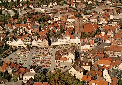 AK / Ansichtskarte Bad Hersfeld Am Markt Fliegeraufnahme Kat. Bad Hersfeld