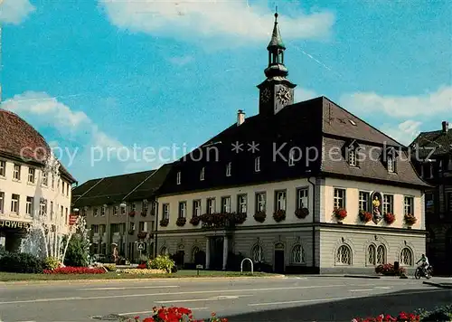 AK / Ansichtskarte Emmendingen Rathaus Marktplatz Tor zum Schwarzwald und Kaiserstuhl Kat. Emmendingen