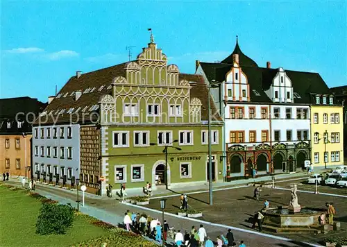 AK / Ansichtskarte Weimar Thueringen Stadthaus und Lucas Cranach Haus Altstadt Brunnen Kat. Weimar