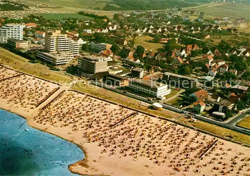 AK / Ansichtskarte Duhnen Nordsee Nordseeheilbad Fliegeraufnahme Kat. Cuxhaven