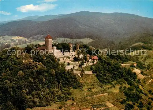 AK / Ansichtskarte Heppenheim Bergstrasse Starkenburg Fliegeraufnahme Kat. Heppenheim (Bergstrasse)