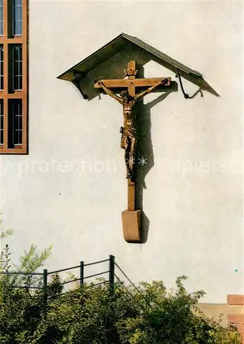 AK / Ansichtskarte Bensheim Bergstrasse Kapuzinerkloster und Fideliskolleg Aufgang zum Kloster Kreuz um 1750 Kat. Bensheim