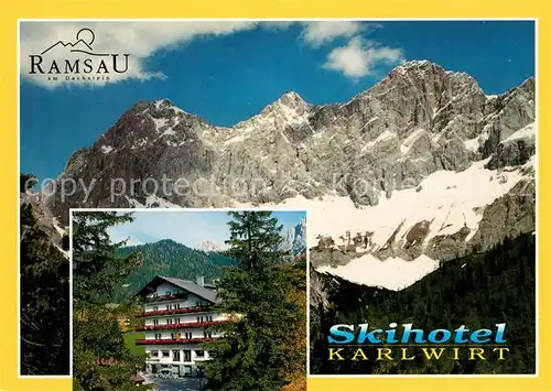 AK / Ansichtskarte Ramsau Dachstein Steiermark Skihotel Karlwirt Dachsteingebirge Kat. Ramsau am Dachstein
