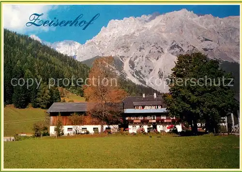 AK / Ansichtskarte Ramsau Dachstein Steiermark Urlaub am Bauernhof Zeiserhof Dachsteingebirge Kat. Ramsau am Dachstein