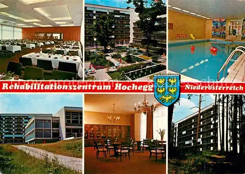 AK / Ansichtskarte Hochegg Rehabilitationszentrum Sommerfrische Kurzentrum Hallenbad Kat. Grimmenstein Niederoesterreich