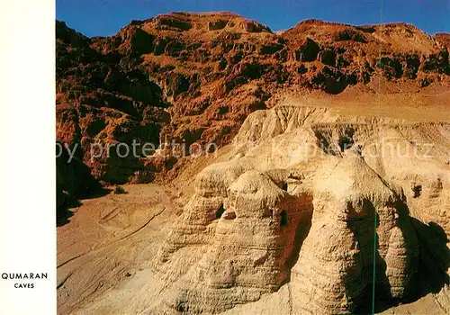 AK / Ansichtskarte Qumran Vue vers les grottes vue aerienne