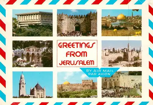AK / Ansichtskarte Jerusalem Yerushalayim  Kat. Israel