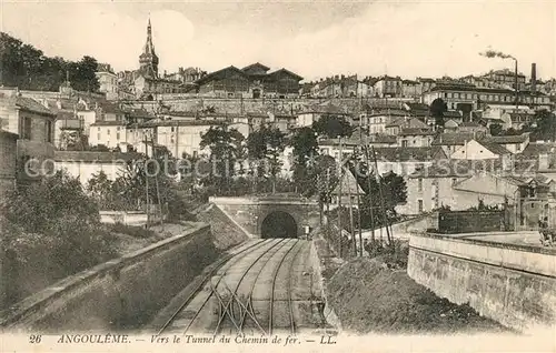 AK / Ansichtskarte Angouleme Vers le Tunnel du Chemin Kat. Angouleme