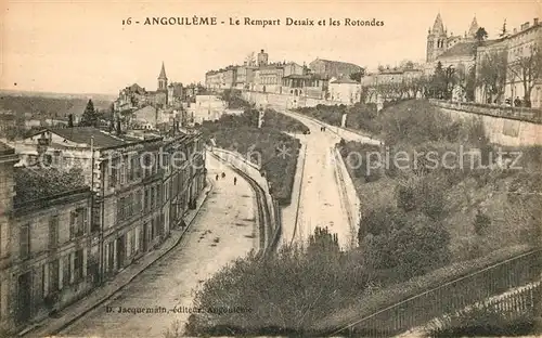 AK / Ansichtskarte Angouleme Le Rempart Desaix et les Rotondes Kat. Angouleme