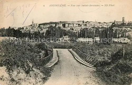 AK / Ansichtskarte Angouleme Vue sur Saint Ausonne Kat. Angouleme