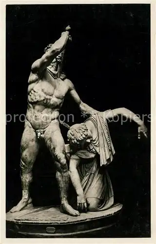 AK / Ansichtskarte Skulpturen Gallo che uccide la moglie Roma Museo Nazionale  Kat. Skulpturen