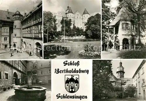 AK / Ansichtskarte Schleusingen Schloss Bertholdsburg Kat. Schleusingen