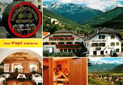 AK / Ansichtskarte Schluderns Suedtirol Hotel Engel  Kat. Sluderno Vinschgau