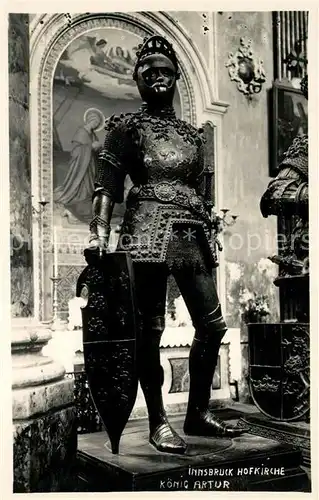 AK / Ansichtskarte Rittertum Mittelalter Innsbruck Hofkirche  Kat. Militaria