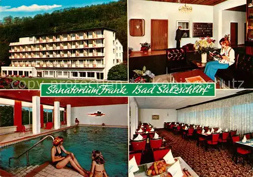 AK / Ansichtskarte Bad Salzschlirf Sanatorium Frank Kat. Bad Salzschlirf
