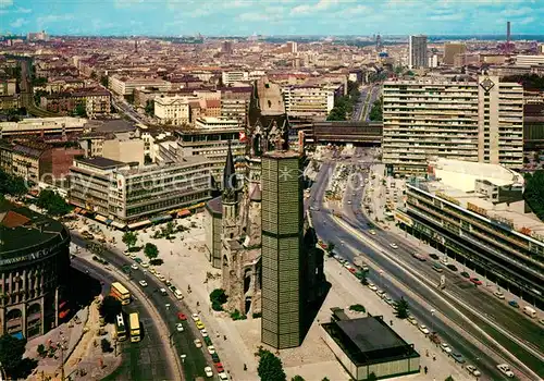 AK / Ansichtskarte Berlin Blick vom Europa Center auf Kaiser Wilhelm Gedaechtniskirche Kat. Berlin