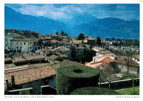 AK / Ansichtskarte Barga Panorama Serchiotal Alpen