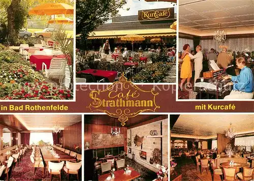 AK / Ansichtskarte Bad Rothenfelde Cafe Strathmann  Kat. Bad Rothenfelde