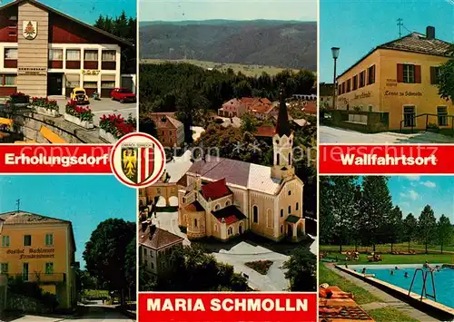 AK / Ansichtskarte Maria Schmolln Wallfahrtskirche Gemeindeamt  Kat. Maria Schmolln