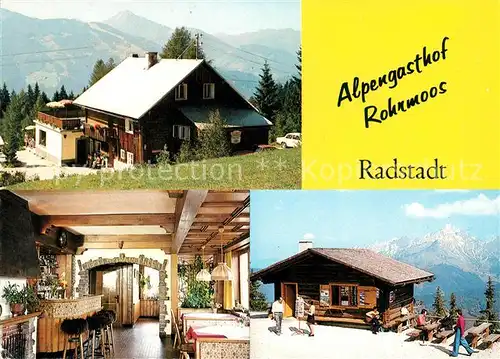 AK / Ansichtskarte Radstadt Alpengasthof Rohnmoos Kat. Radstadt