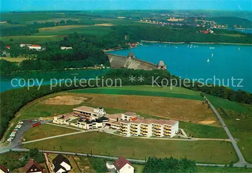 AK / Ansichtskarte Guenne Heinrich Luebke Haus Fliegeraufnahme Kat. Moehnesee