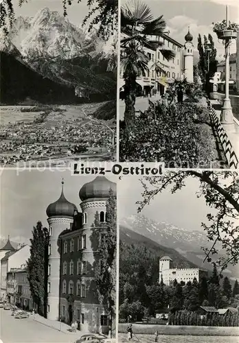 AK / Ansichtskarte Lienz Tirol Dolomitenstadt Panorama Schloss Kat. Lienz