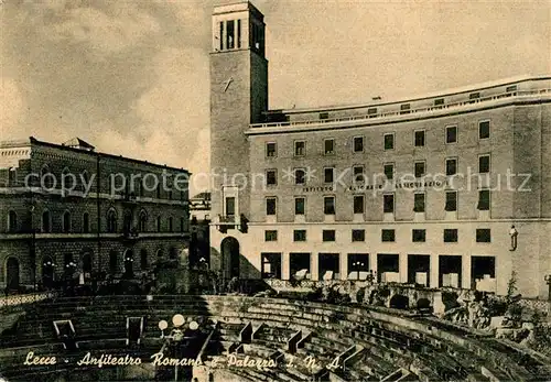 AK / Ansichtskarte Lecce Anfiteatro Romano il Palazza Kat. Lecce