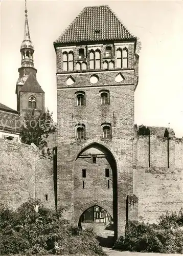 AK / Ansichtskarte Tangermuende Elbtor in der Stadtbefestigung  Kat. Tangermuende