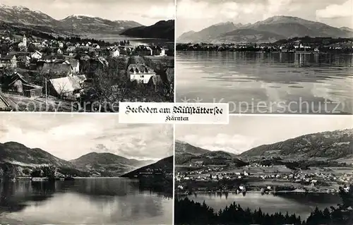 AK / Ansichtskarte Seeboden Kaernten Panorama Millstaetter See Alpen Kat. Seeboden Millstaettersee