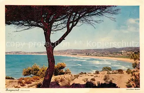 AK / Ansichtskarte Tarragona Una de las playas al horizonte la ciudad Kat. Costa Dorada Spanien