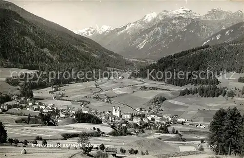 AK / Ansichtskarte Steinach Brenner Tirol Gesamtansicht mit Alpenpanorama Kat. Steinach am Brenner