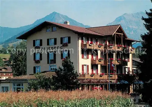AK / Ansichtskarte Aeschi BE VCH Hotel Friedegg Alpenblick
