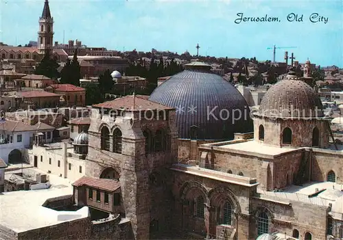 AK / Ansichtskarte Jerusalem Yerushalayim Old City Church of the Holy Sepulchre Heilige Grabkirche Kat. Israel