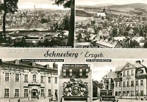 AK / Ansichtskarte Schneeberg Erzgebirge Museum Bergmannsbrunn Kat. Schneeberg