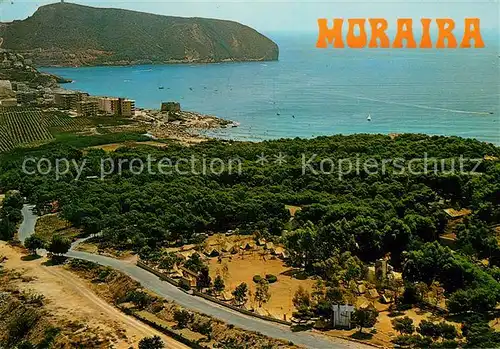 AK / Ansichtskarte Moraira Fliegeraufnahme Campamento Kat. Alicante