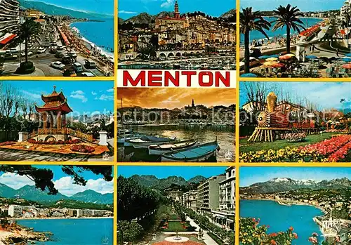 AK / Ansichtskarte Menton Alpes Maritimes Teilansichten Kat. Menton