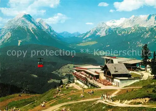 AK / Ansichtskarte Rosshuette Hohe Munde Zugspitze Luftseilbahn Kat. Seefeld in Tirol