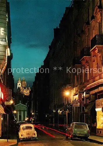 AK / Ansichtskarte Paris Rue Laffitte Eglise Notre Dame de Lorette Sacre Coeur Kat. Paris