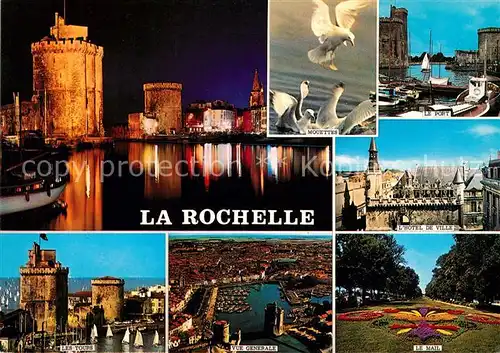 AK / Ansichtskarte La Rochelle Charente Maritime Les Tours Le Mail Hotel de Ville  Kat. La Rochelle