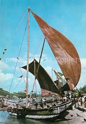 AK / Ansichtskarte Negombo Catamarans after a day s catch Kat. Sri Lanka