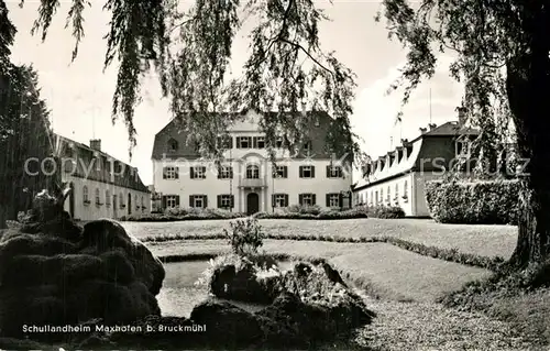 AK / Ansichtskarte Maxhofen Mangfall Schullandheim Kat. Bruckmuehl