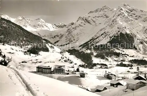 AK / Ansichtskarte Mittelberg Kleinwalsertal mit Wildental Schafalpenkoepfen Elfer und Zwoelferkopf Kat. Oesterreich